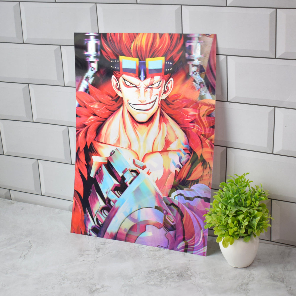 One Piece Law, Luffy & Kid Supernovas 3D Lenticular A3 Poster – Kid