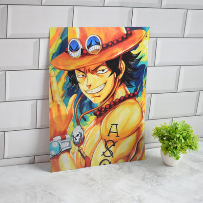 One Piece Luffy, Ace & Sabo Brothers 3D Lenticular A3 Poster – Ace