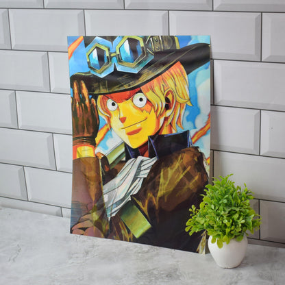 One Piece Luffy, Ace & Sabo Brothers 3D Lenticular A3 Poster – Sabo