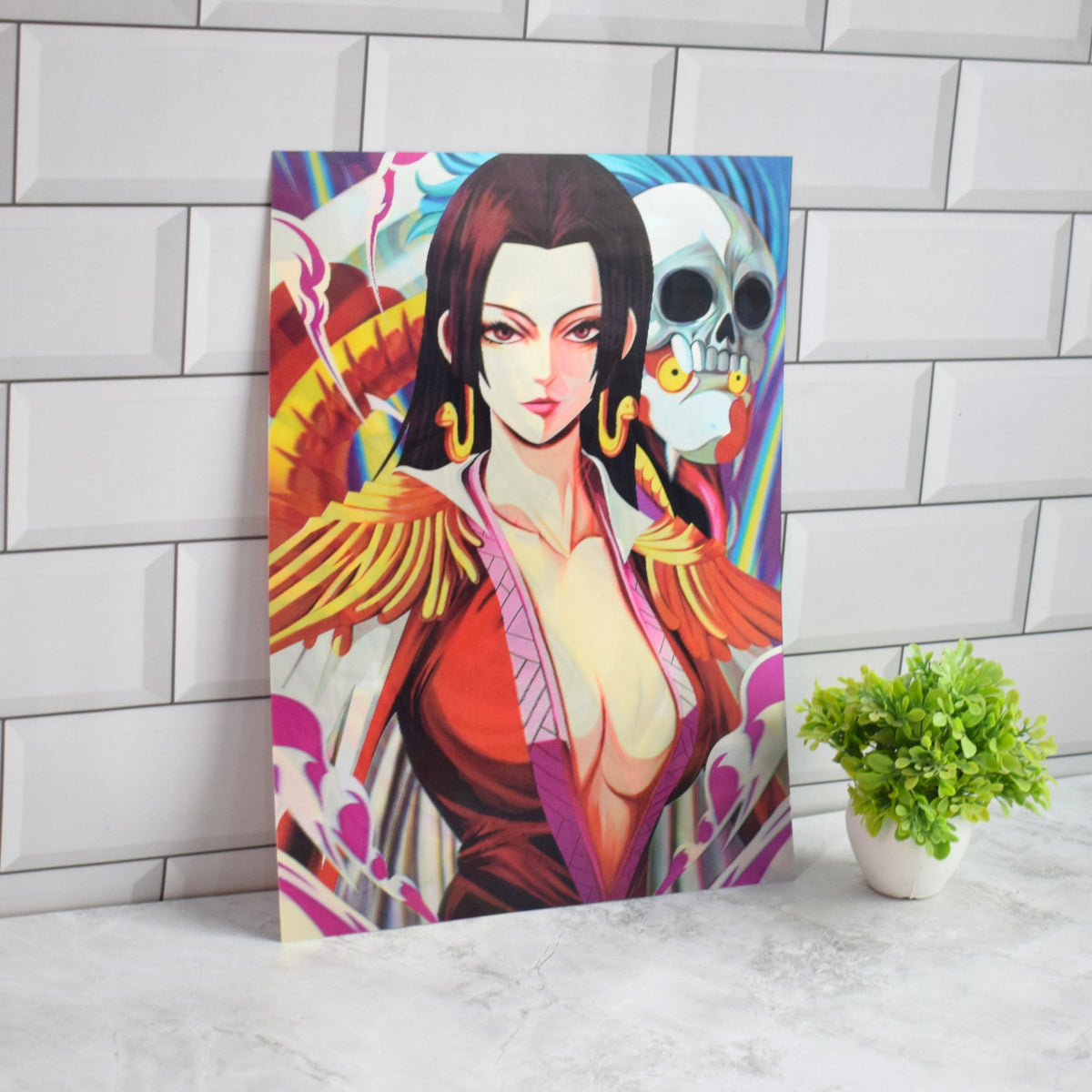 One Piece Nami, Boa Hancock & Nico Robin 3D Lenticular A3 Poster – Boa Hancock