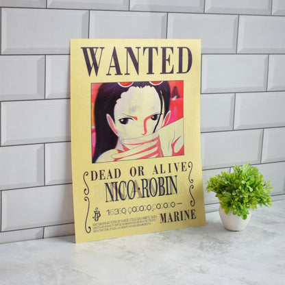 One Piece Wanted (Boa Hancock, Robin & Nami) 3D Lenticular A3 Poster – Nico Robin