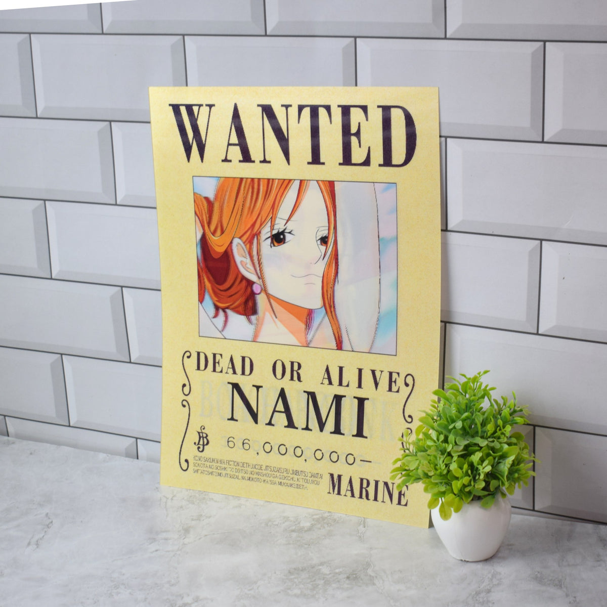 One Piece Wanted (Boa Hancock, Robin & Nami) 3D Lenticular A3 Poster – Nami