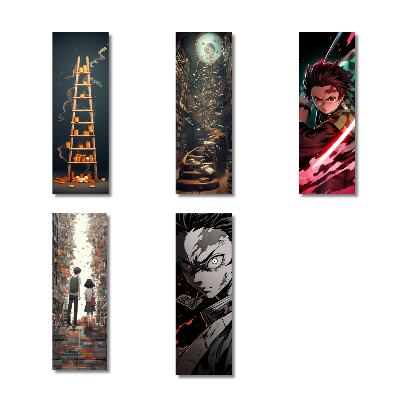 Premium Bookmarks - Pack of 5 | Perfect for Book Lovers