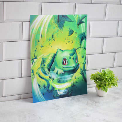 Pokémon Charmander, Bulbasaur & Squirtle Elements 3D Lenticular A3 Poster – Bulbasaur
