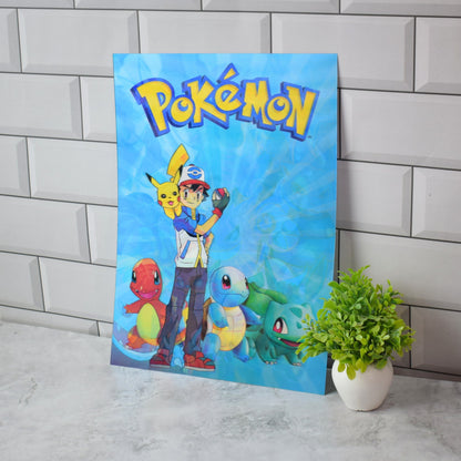 Pokémon Pikachu & Friends Collage 3D Lenticular A3 Poster – design 3