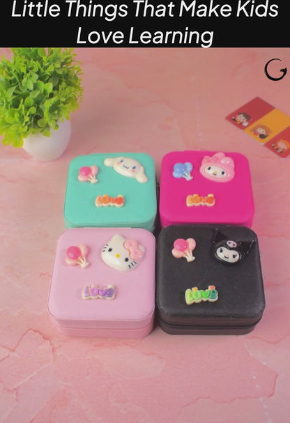 Travel Jewelry Organizer Case – Mini Portable Jewelry Storage Box for Rings, Earrings & Accessories