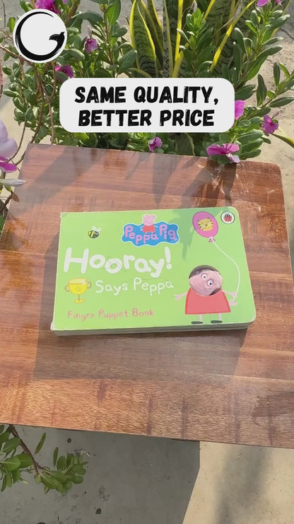 Peppa Pig: Hooray! Says Peppa Finger Puppet Book