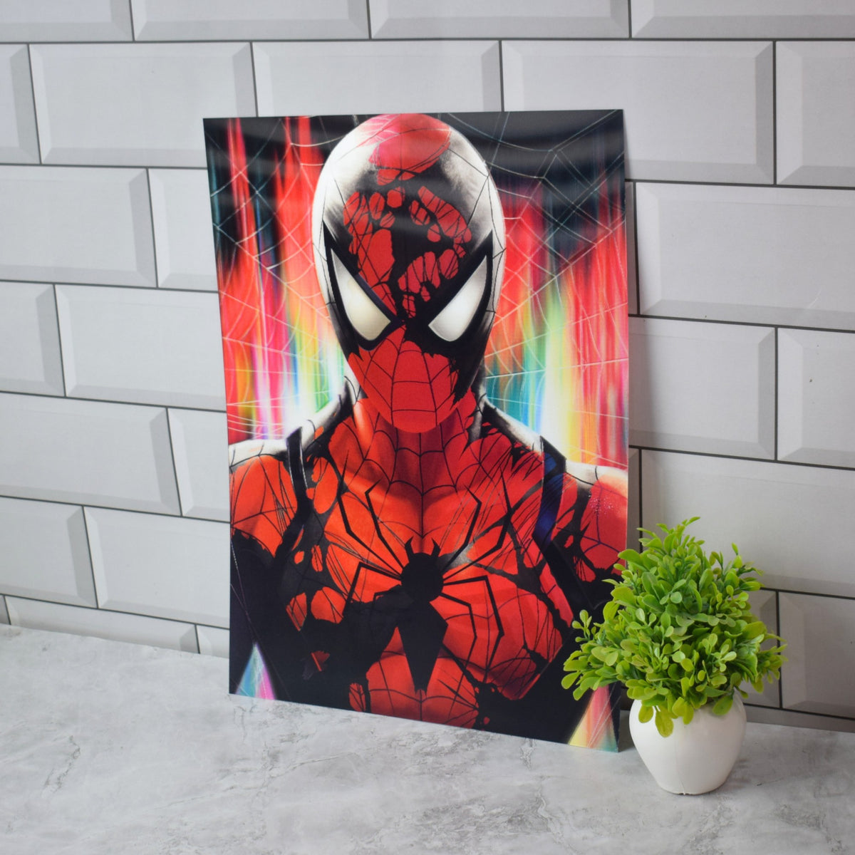 Spider-Man Black Suit Symbiote 3D Lenticular A3 Poster – design 3
