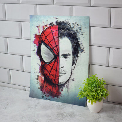 Spider-Man Three Actors Half-Mask 3D Lenticular A3 Poster – design 3