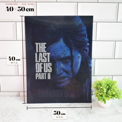 The Last of Us Ellie & Joel 3D Lenticular A3 Poster – size guide 40 x 30 cm