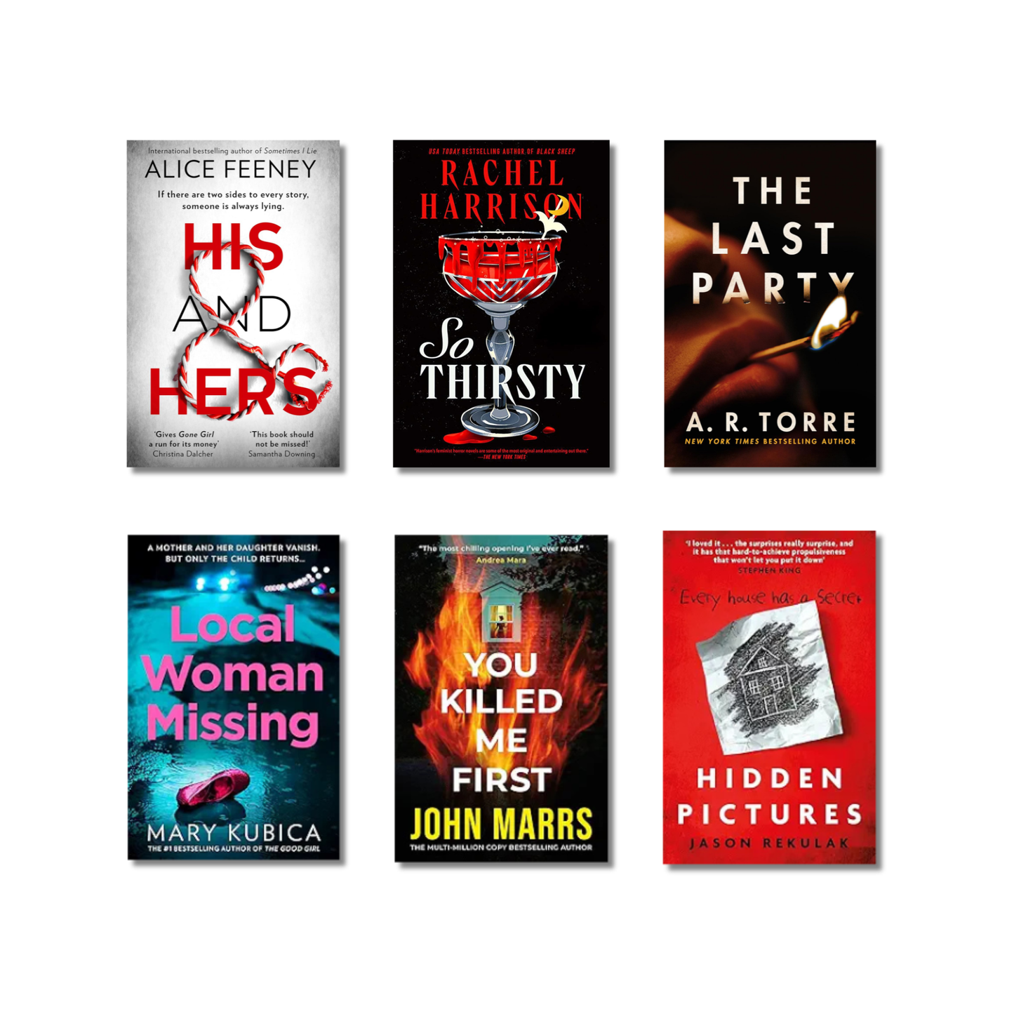 (Combo 6 Book) Psychological Thriller & Mystery Books