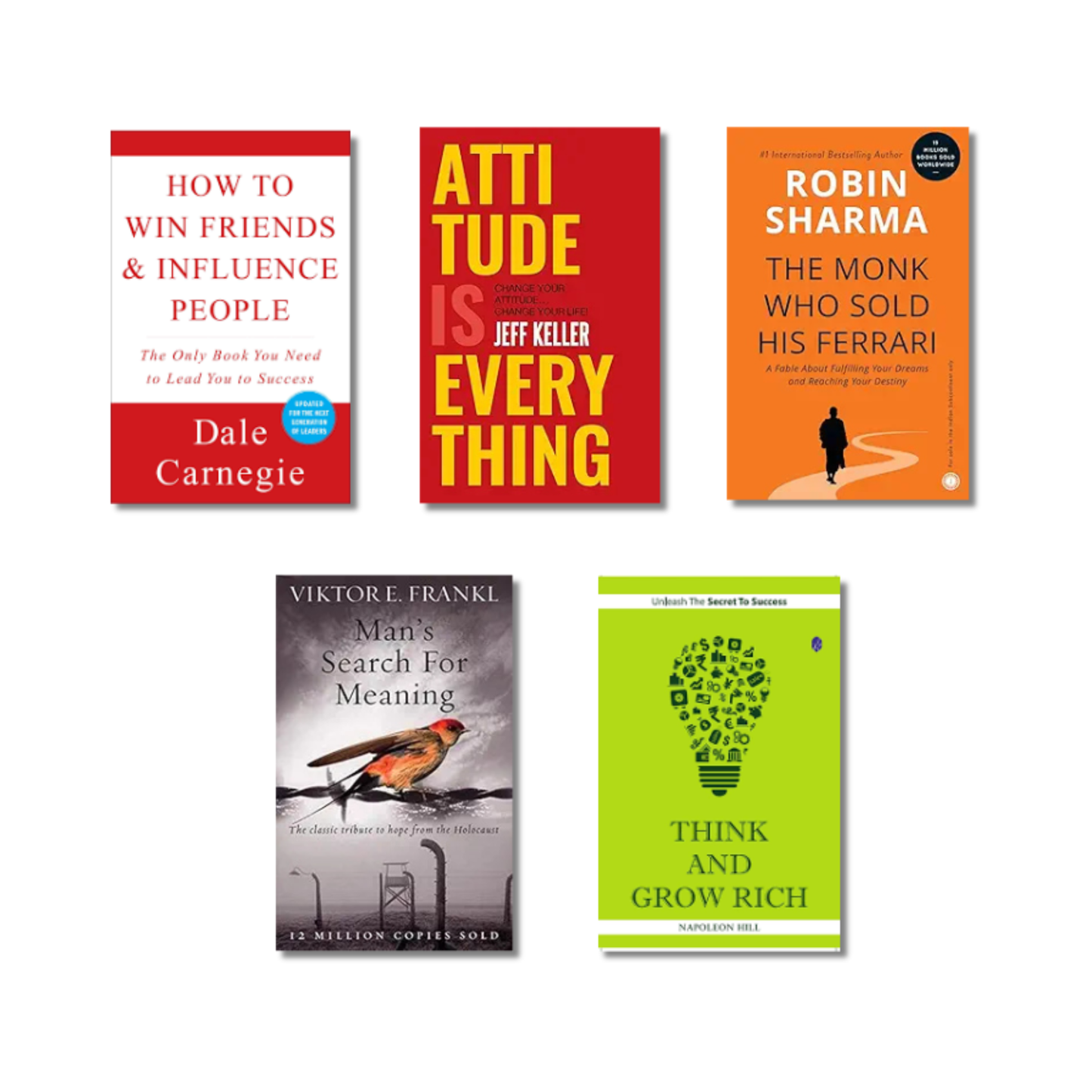 (Combo) Ankur Warikoo Mindset & Life Lessons Combo – 5 Books That Transform How You Think & Live