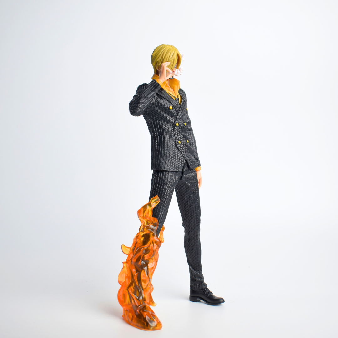 Vinsmoke Sanji Black Action Figure - full figure angled to the left