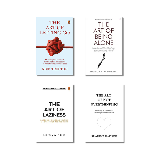 (Combo) The Art of Letting Go + The Art of Being Alone + The Art of Laziness + The Art of Not Overthinking