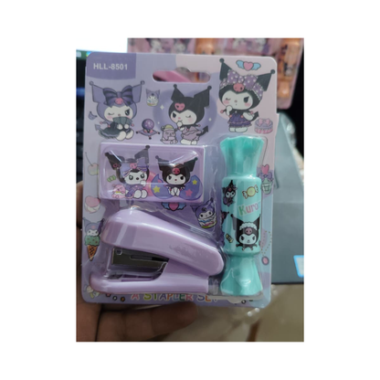 Mini stapler with staple pins set for students' art & craft