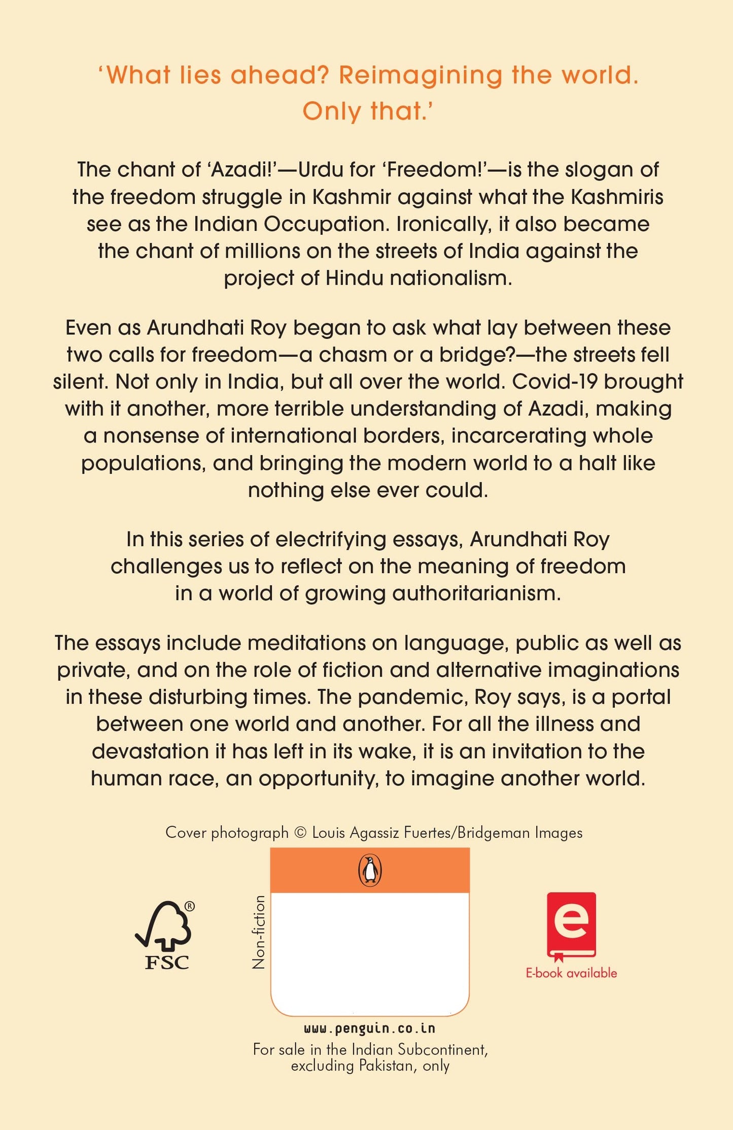 Azadi: Fascism, Fiction & Freedom By Arundhati Roy (Paperback)