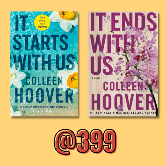 Combo Pack It Ends With Us + It Starts With Us (Paperback) By Colleen Hoover