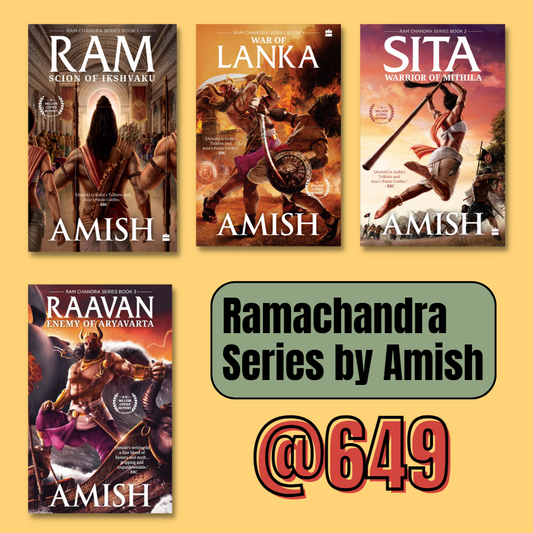 Combo Collection Ramachandra Series by Amish Tripathi (Set Of 4 Books) (Paperback)