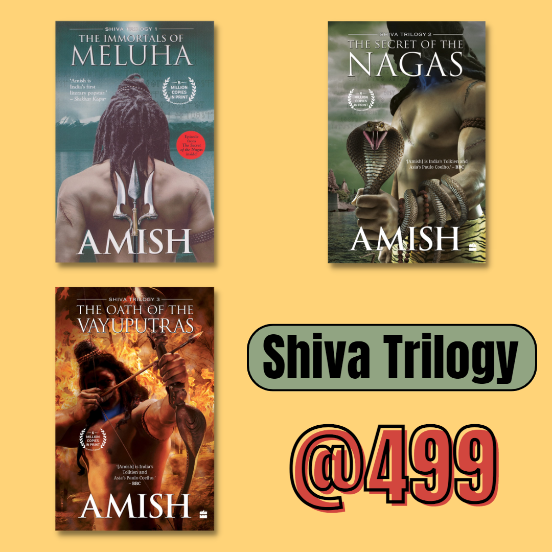 Combo Collection Shiva Triology By Amish Tripathi (Set Of 3 Books
