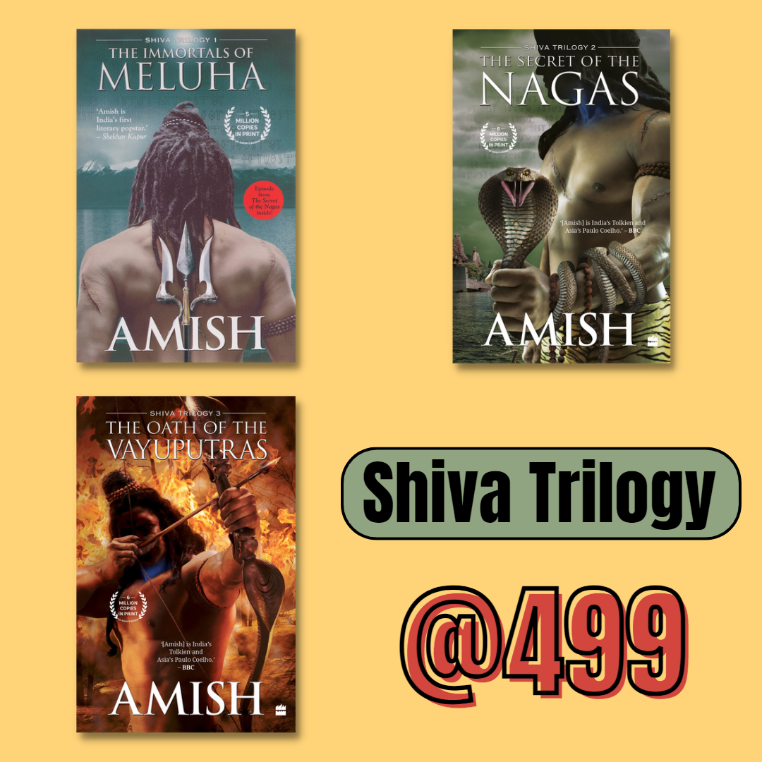 Combo Collection Shiva Triology By Amish Tripathi (Set Of 3 Books) (Paperback)